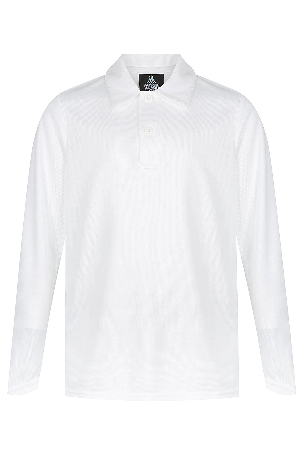 3316 - Aussie Pacific - Botany Kids Polo L/S White 