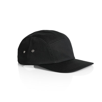 1103 - AS Colour - Finn Five Panel Cap Black