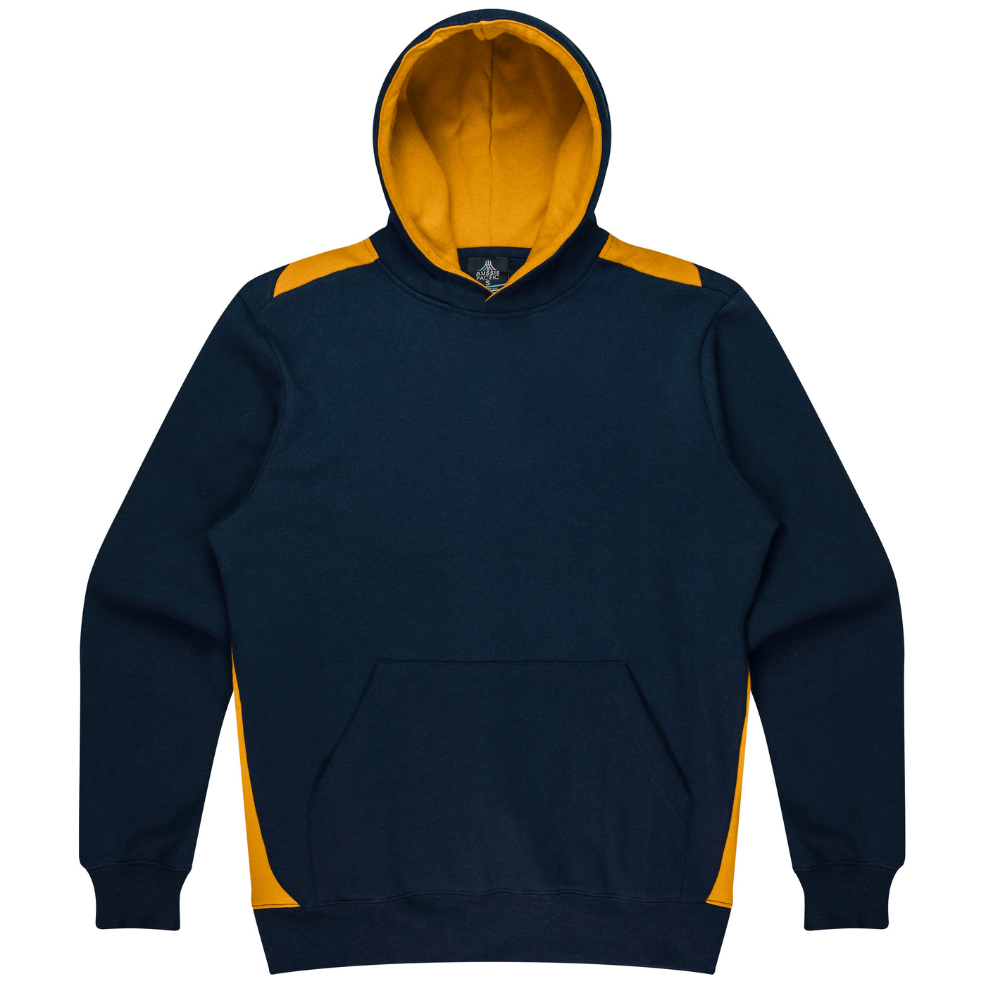 3506 - Aussie Pacific - Paterson Kids Hoodie Navy/Gold 