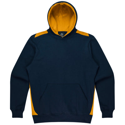 3506 - Aussie Pacific - Paterson Kids Hoodie Navy/Gold 
