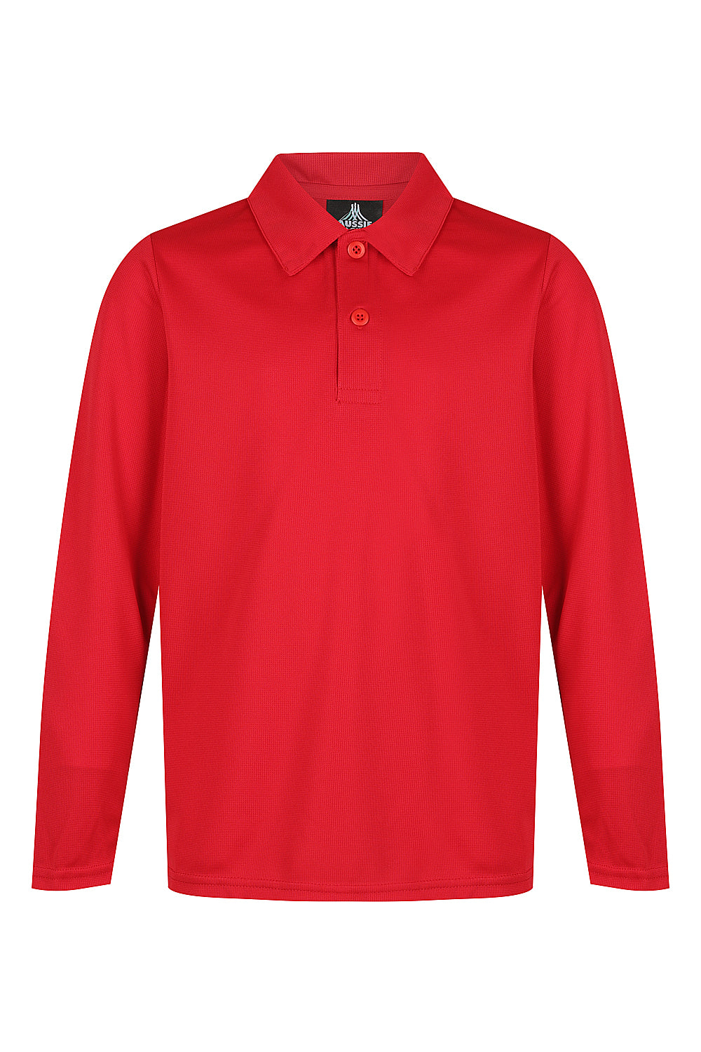 3316 - Aussie Pacific - Botany Kids Polo L/S Red 