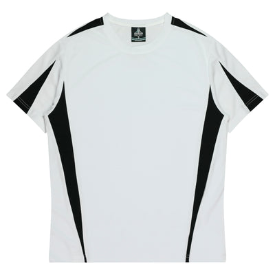 3204 - Aussie Pacific - Eureka Kids Tee White/Black