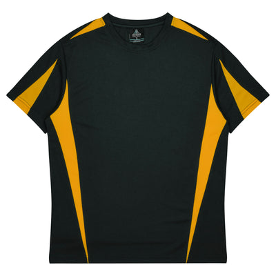3204 - Aussie Pacific - Eureka Kids Tee Black/Gold