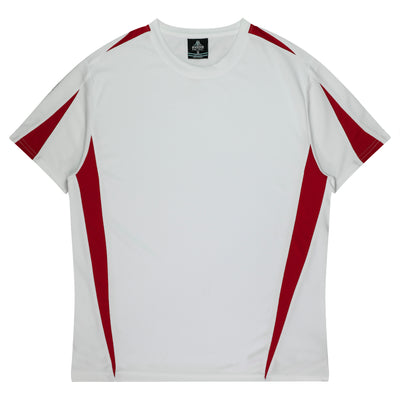 3204 - Aussie Pacific - Eureka Kids Tee White/Red