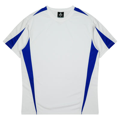 3204 - Aussie Pacific - Eureka Kids Tee White/Royal