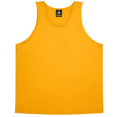 3107 - Aussie Pacific - Botany Kids Singlet Gold 