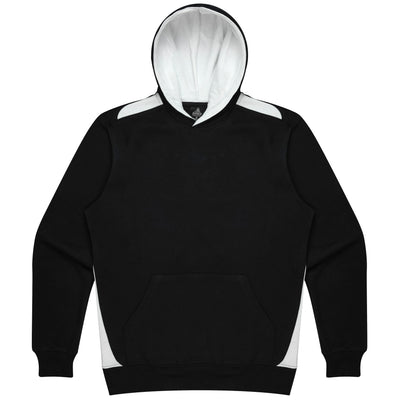 3506 - Aussie Pacific - Paterson Kids Hoodie Black/White 