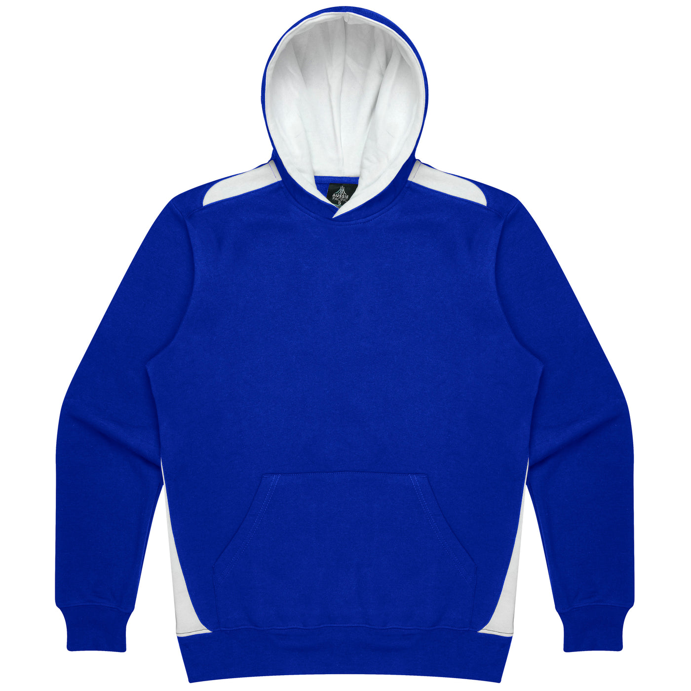 3506 - Aussie Pacific - Paterson Kids Hoodie Royal/White