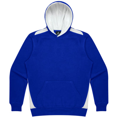 3506 - Aussie Pacific - Paterson Kids Hoodie Royal/White