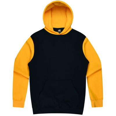 3530 - Aussie Pacific - Monash Kids Hoodie Black/Gold 