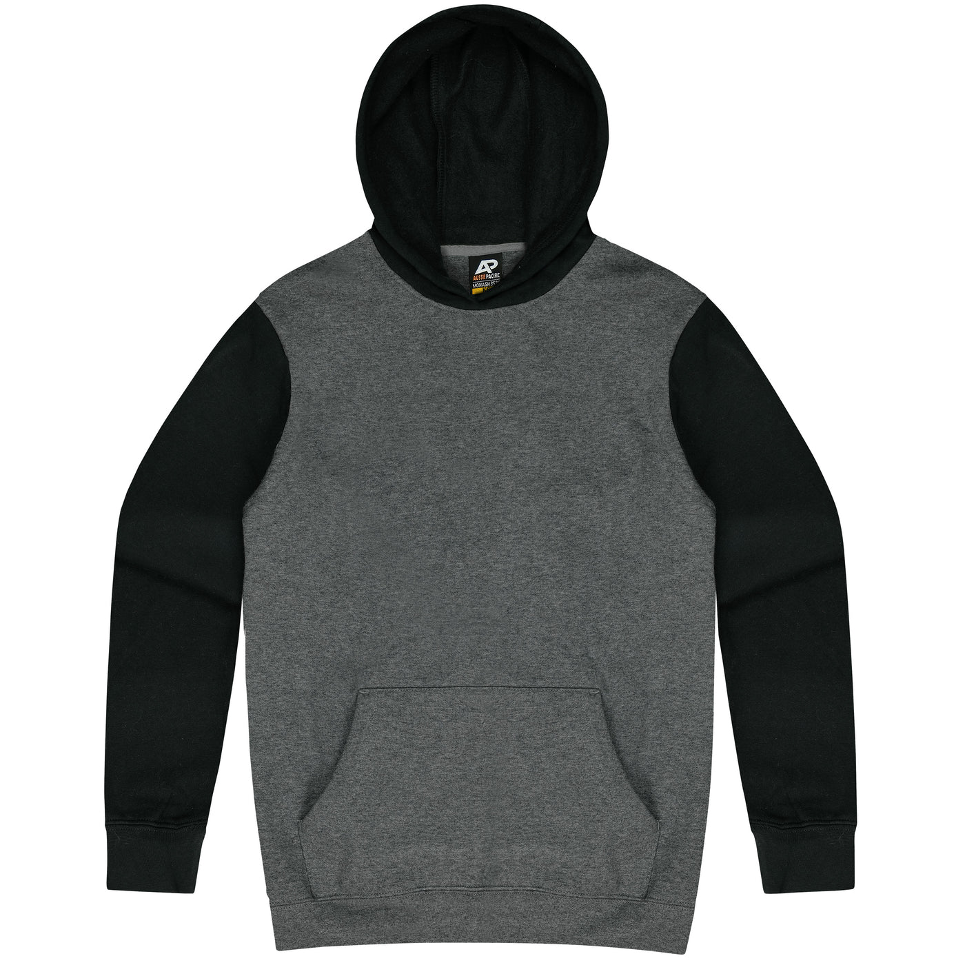 3530 - Aussie Pacific - Monash Kids Hoodie Charcoal/Black