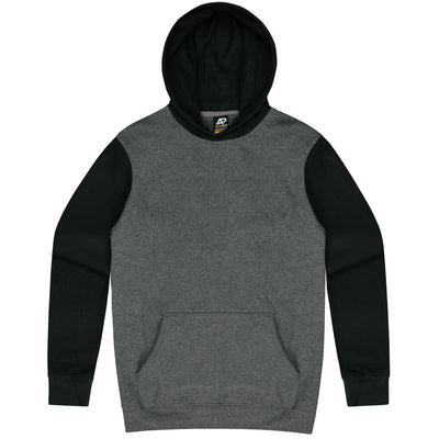 3530 - Aussie Pacific - Monash Kids Hoodie Charcoal/Black