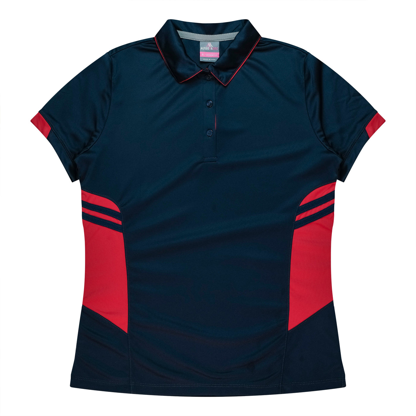 2311 - Aussie Pacific - Womens Tasman Polo -  Black, Grey and Navy Body Colours