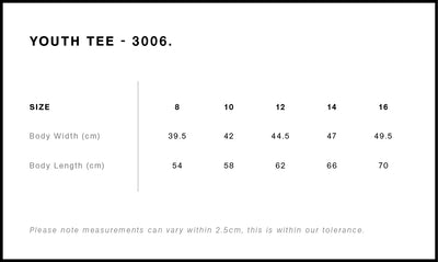 3006 - AS Colour - Youth Staple Tee