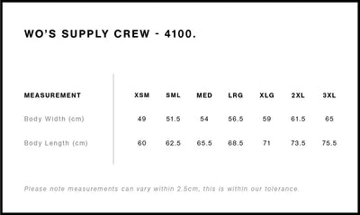 4100 - AS Colour - Wo's Supply Crew