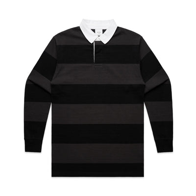 5416 - AS Colour - Rugby Stripe Jersey Black/Coal