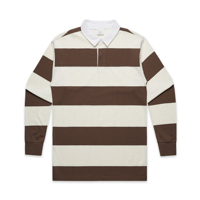 5416 - AS Colour - Rugby Stripe Jersey Natural/Walnut