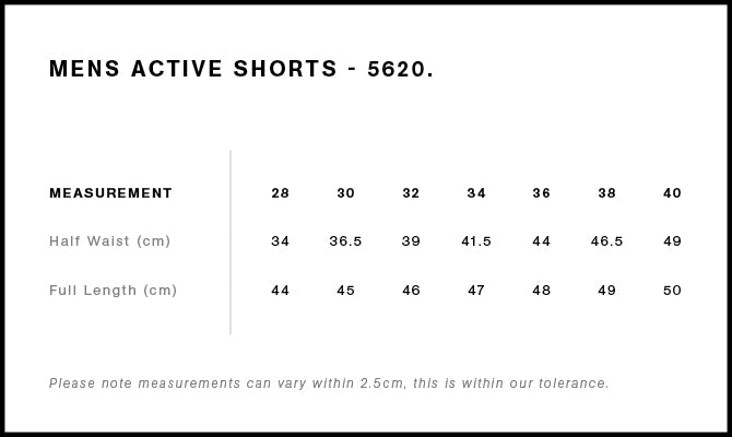 5620 - AS Colour - Active Shorts 18"