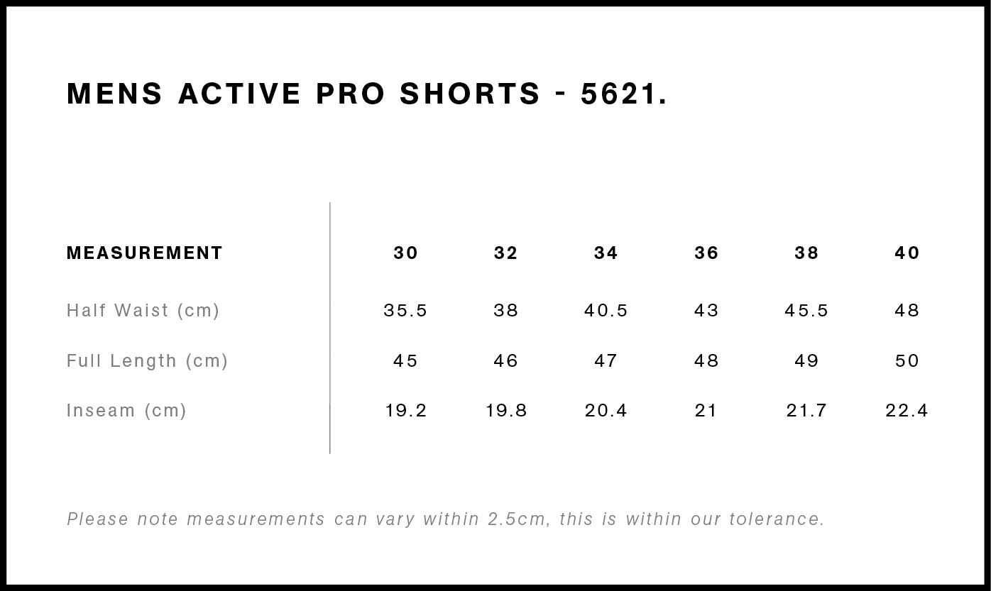 5621 - AS Colour - Active Pro Shorts 18"
