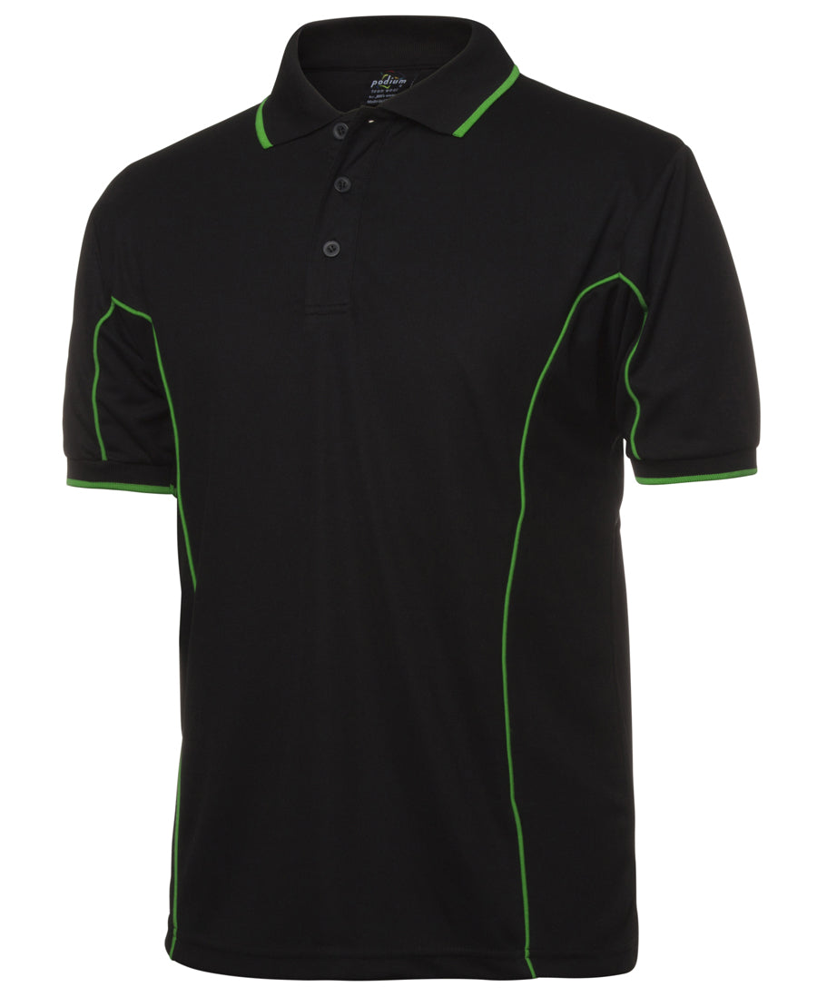 7PIP - JB's Wear - Team Piping Polo - Blacks With 8 Trim Choices
