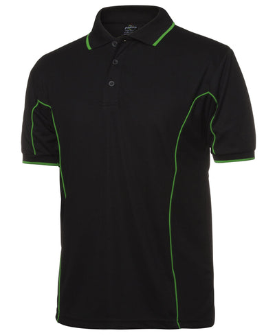 7PIP - JB's Wear - Team Piping Polo - Blacks With 8 Trim Choices