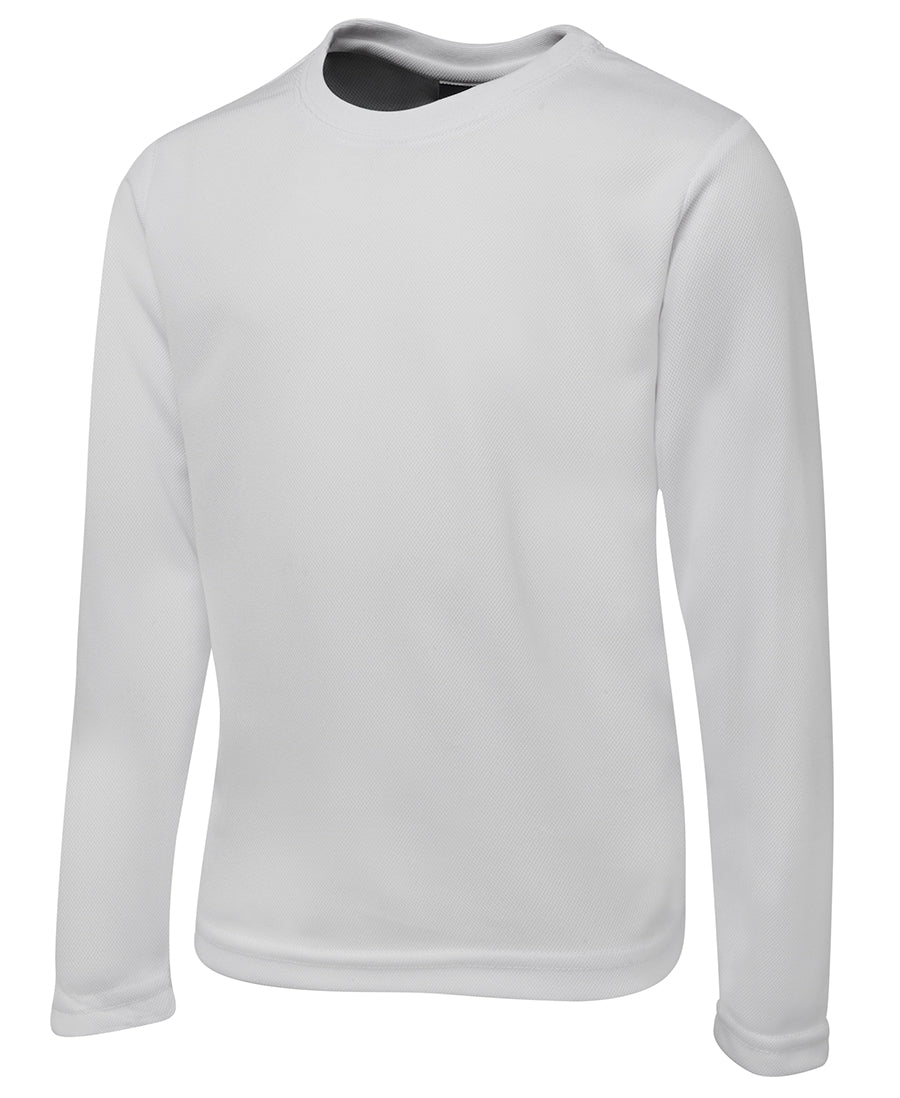7PLFT - JB's Wear - Podium Adults L/S Poly Tee White