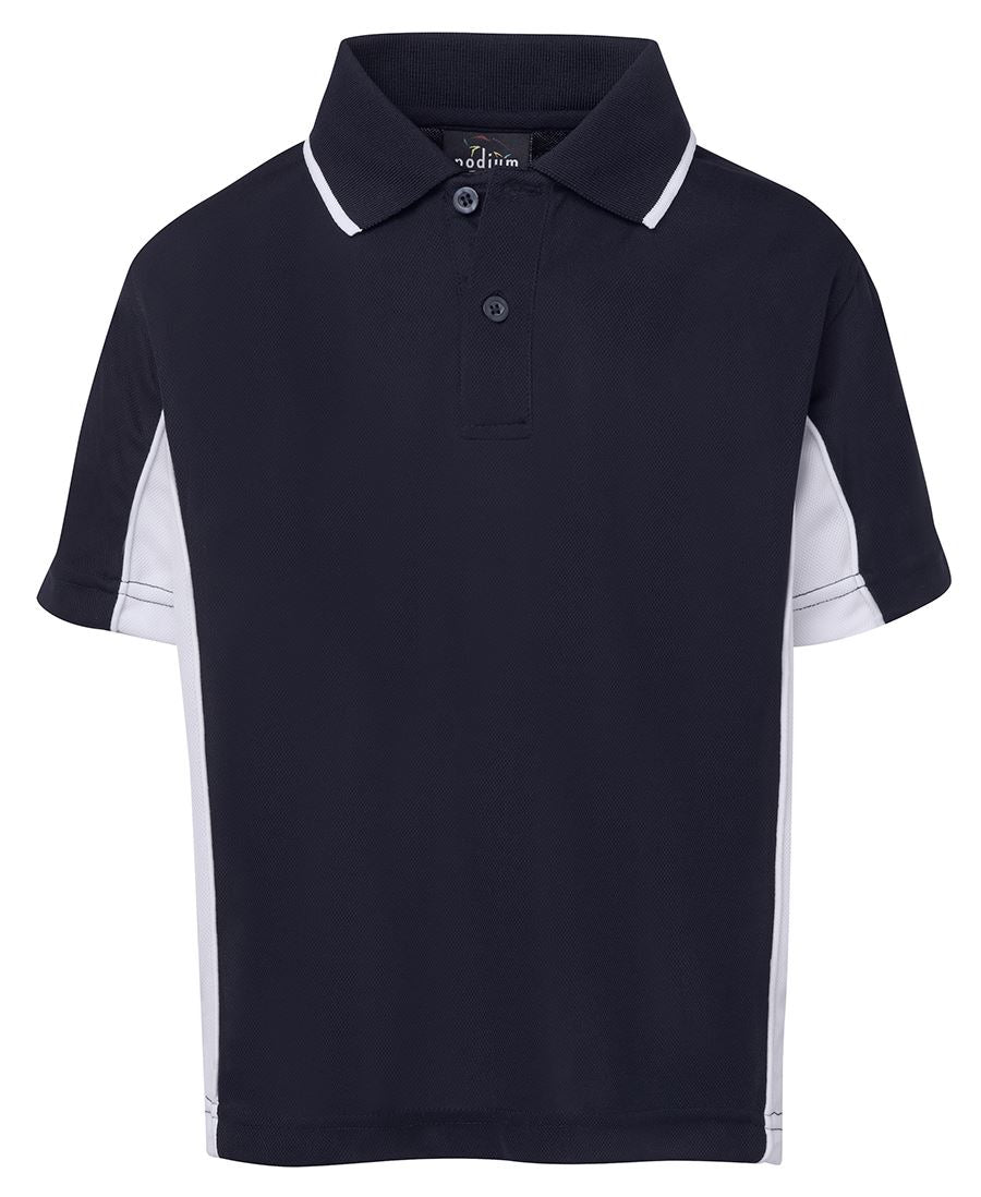 7PP3 - JB's Wear - Podium Kids Contrast Polo Navy/White