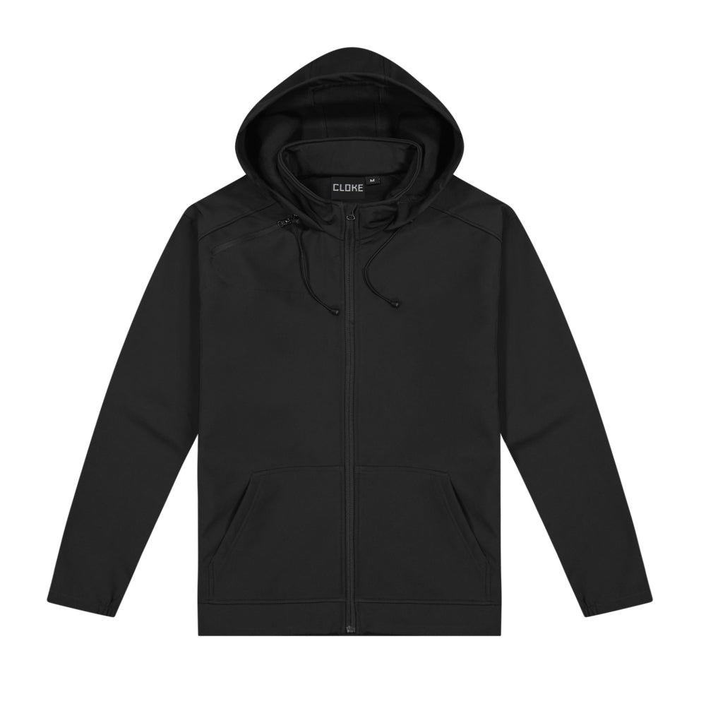 KHS - Cloke - Kids Tutoko Softshell Hoodie Jacket Black