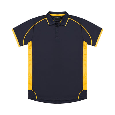 MPPK - Cloke - Kids Matchpace Polo Navy/Gold