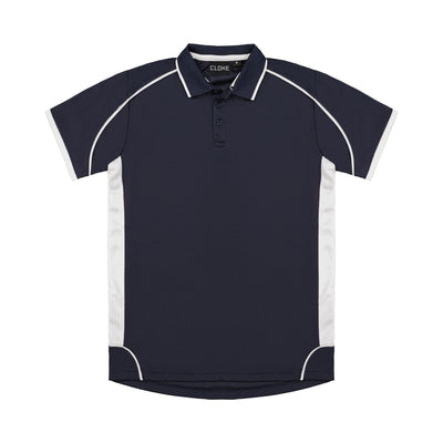 MPPK - Cloke - Kids Matchpace Polo Navy/White