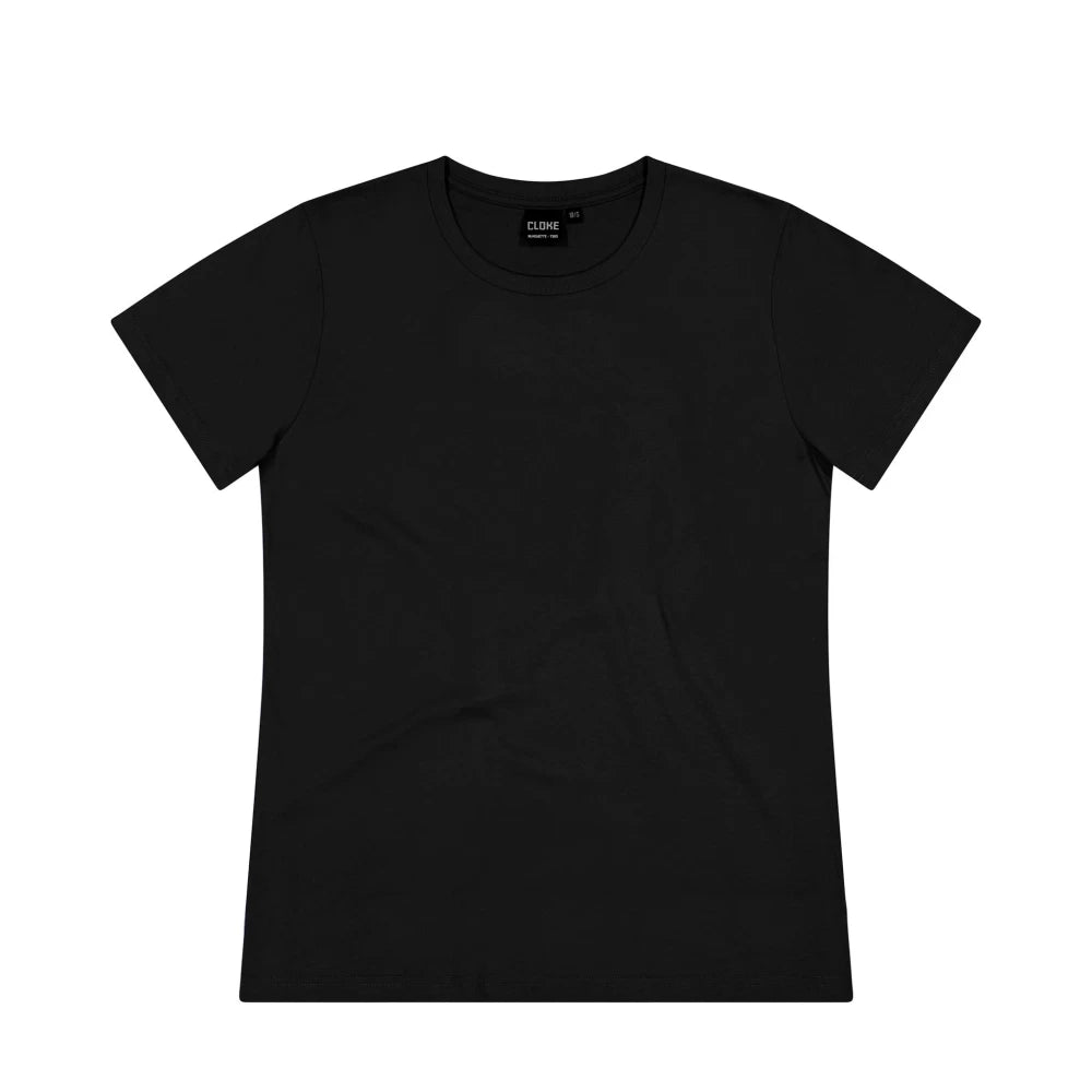 T203 - Cloke - Women's Silhouette Tee Black