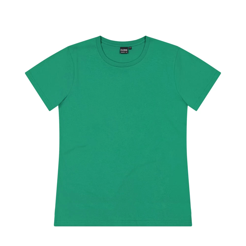 T203 - Cloke - Women's Silhouette Tee Kelly Green