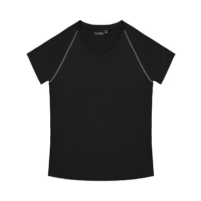 XTG - Cloke - Women's XT Performance T-Shirt Black/Grey