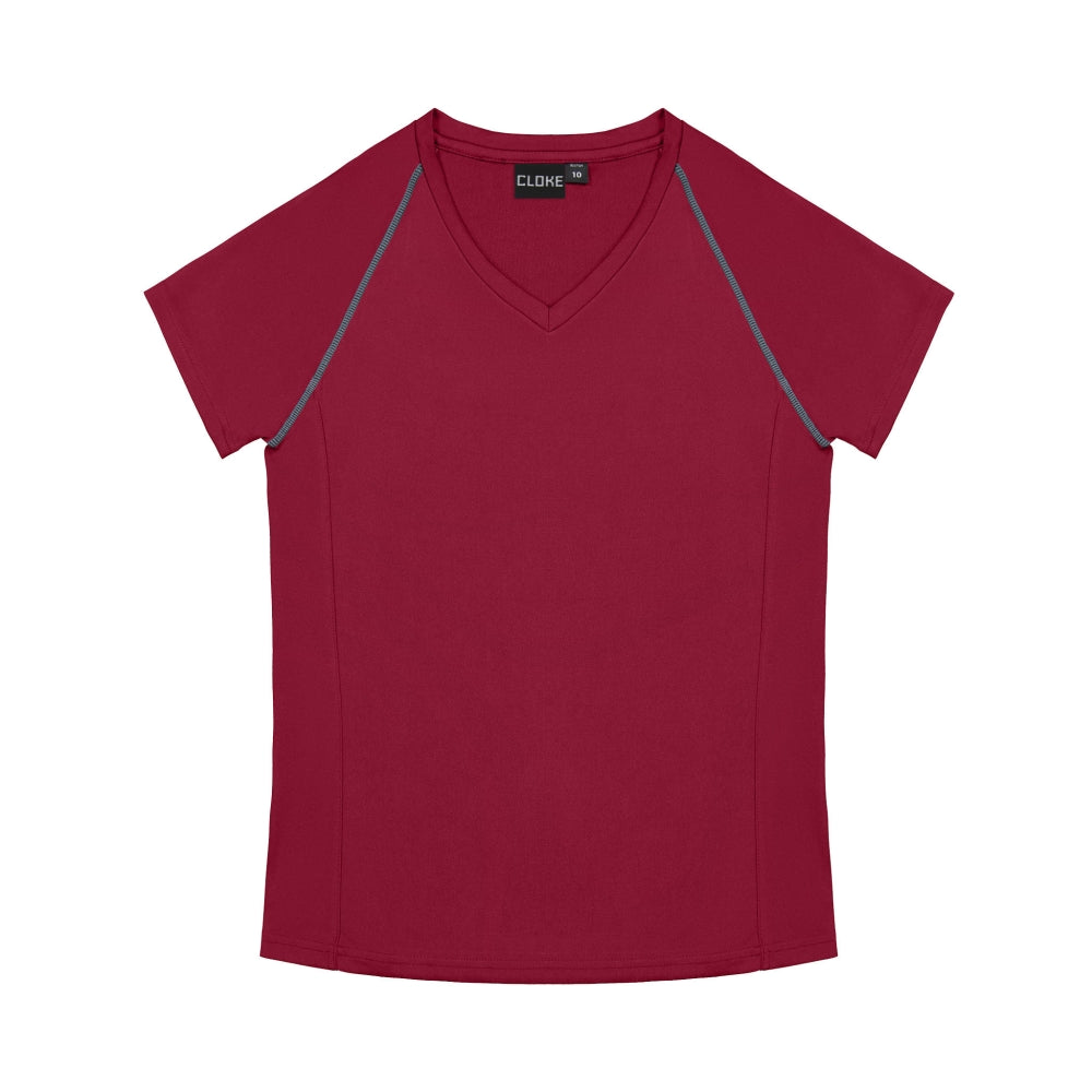 XTG - Cloke - Women's XT Performance T-Shirt Maroon