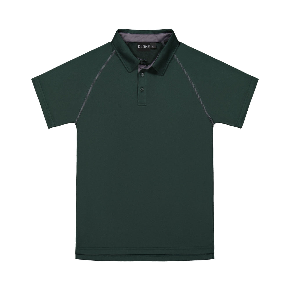 XTPK - Cloke - Kids XT Performance Polo Bottle Green