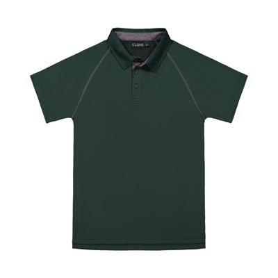 XTPK - Cloke - Kids XT Performance Polo Bottle Green