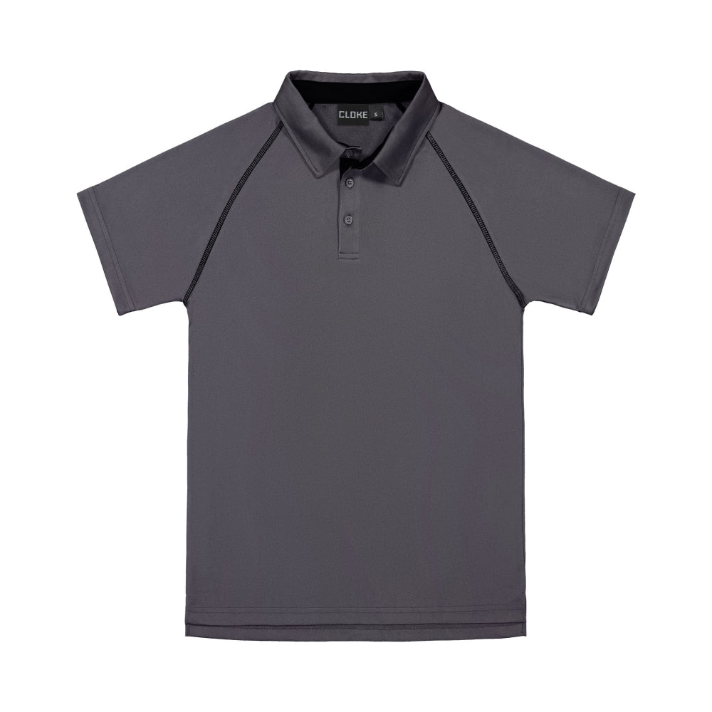 XTPK - Cloke - Kids XT Performance Polo Dark Grey