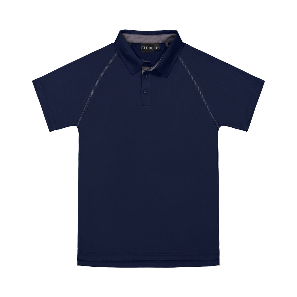 XTPK - Cloke - Kids XT Performance Polo Navy/Grey