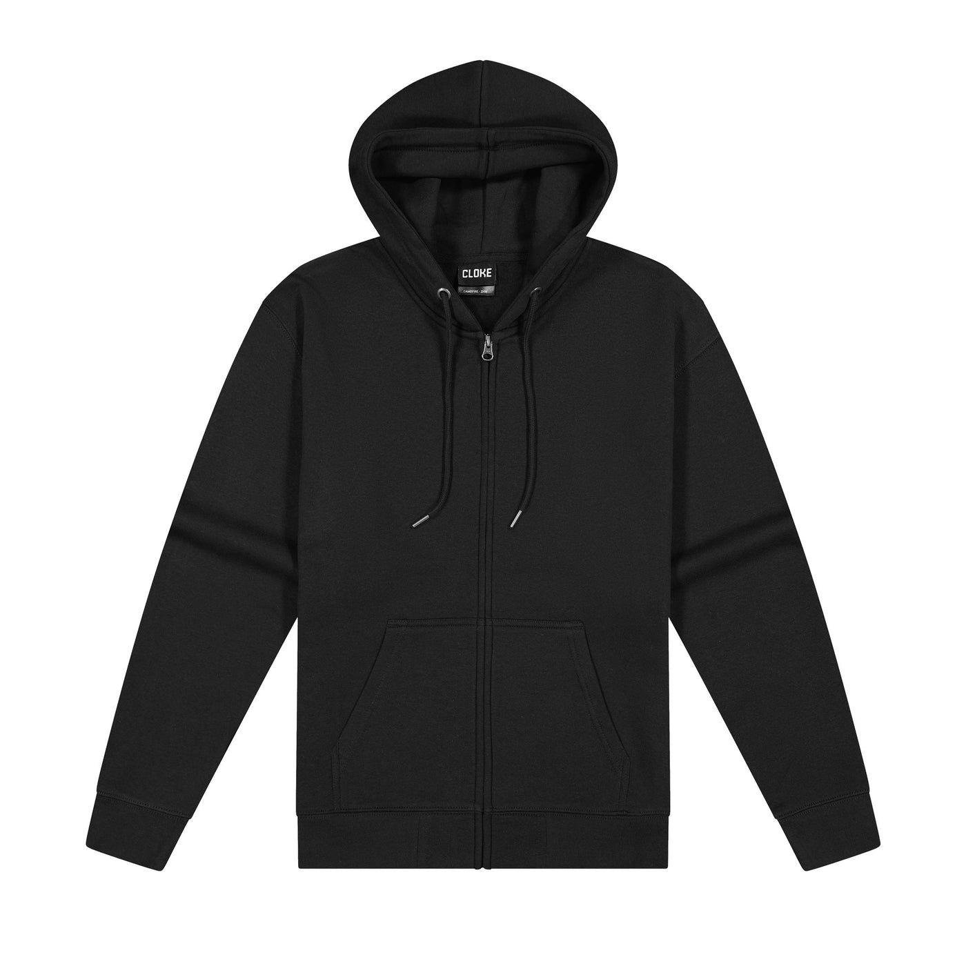ZHW - Cloke - Womens Campfire Zip Hoodie Black