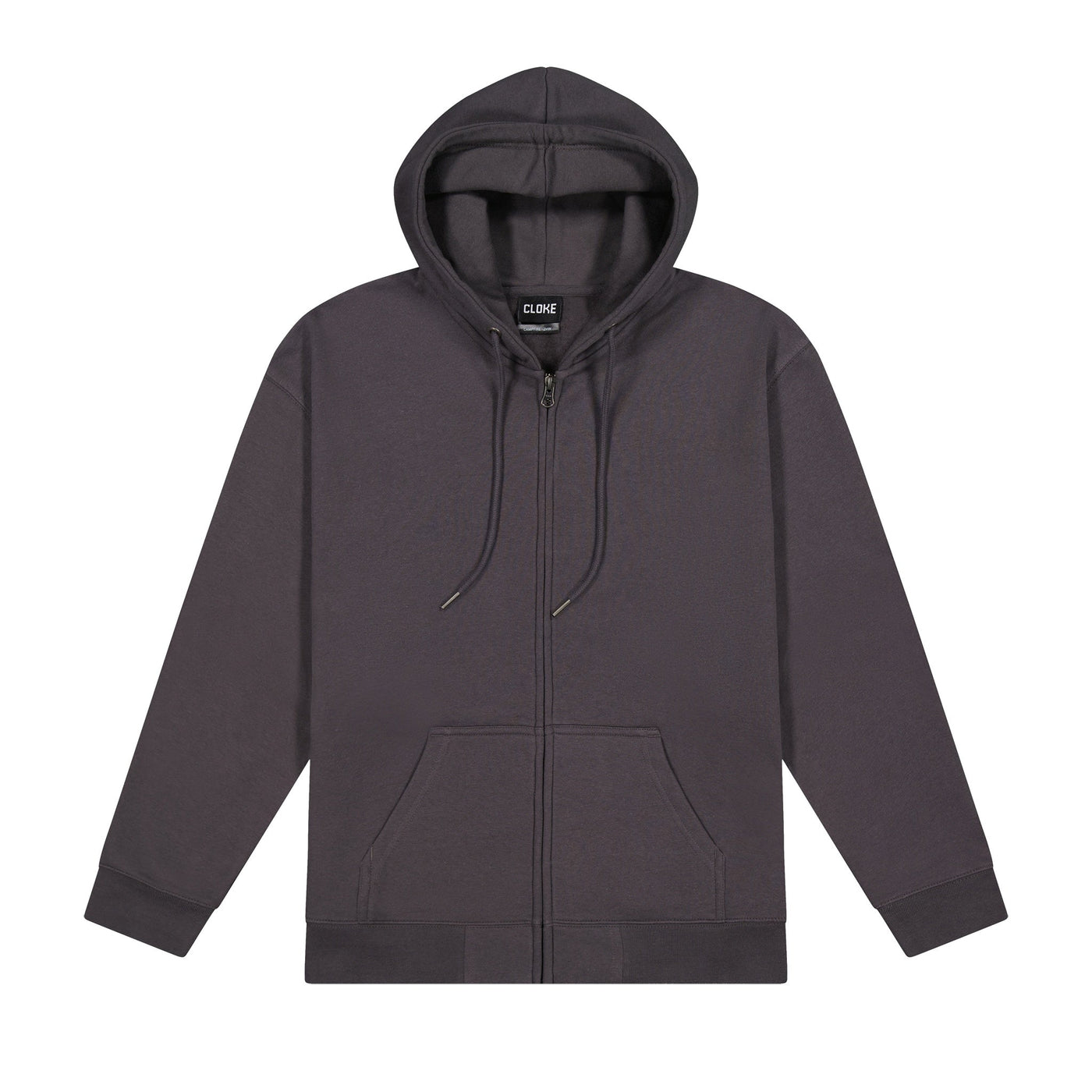 ZHW - Cloke - Womens Campfire Zip Hoodie Dark Grey