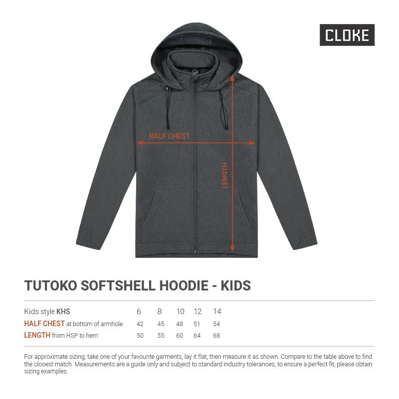 KHS - Cloke - Kids Tutoko Softshell Hoodie Jacket