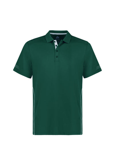 P200MS - Biz Collection - Balance Mens Polo | Forest/White