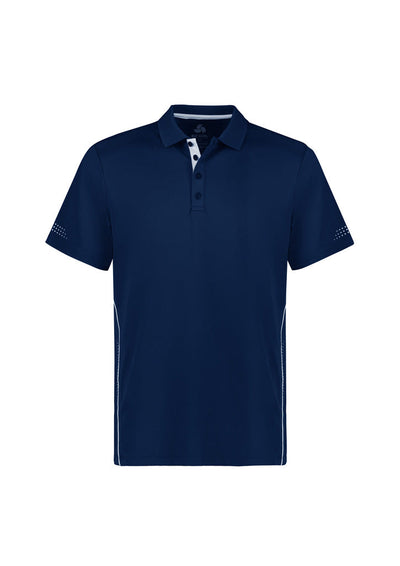 P200MS - Biz Collection - Balance Mens Polo | Navy/White
