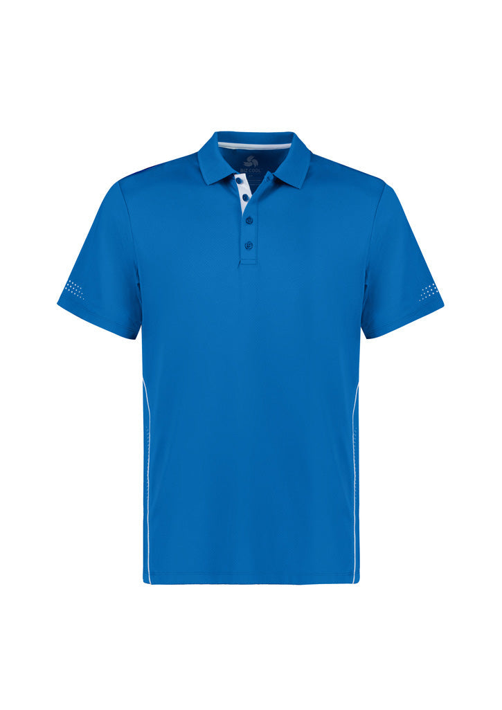 P200MS - Biz Collection - Balance Mens Polo | Royal/White