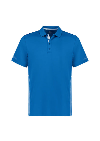 P200MS - Biz Collection - Balance Mens Polo | Royal/White