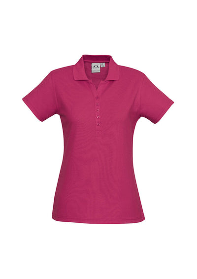 P400LS - Biz Collection - Ladies Crew Polo - 210gsm - Poly/Cotton - short sleeve | Fuchsia
