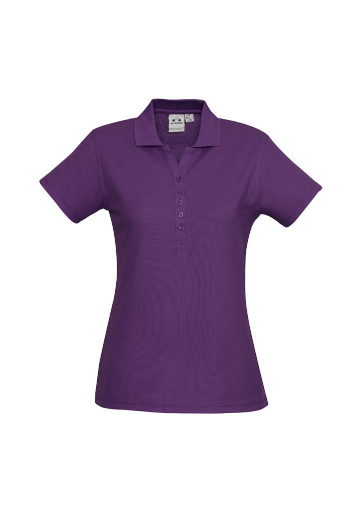 P400LS - Biz Collection - Ladies Crew Polo - 210gsm - Poly/Cotton - short sleeve | Purple