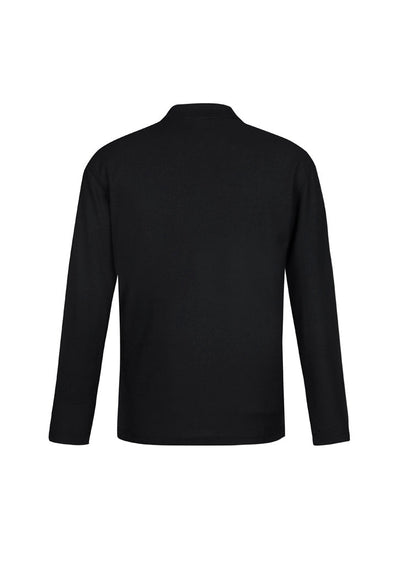 P400ML - Biz Collection - Men's Long sleeve Crew Polo - 210gsm - Poly/Cotton