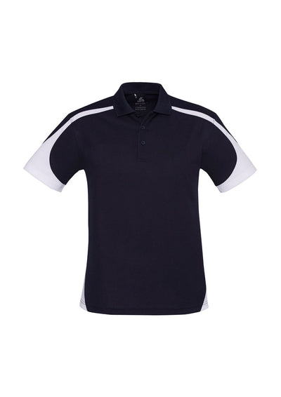 P401MS - Biz Collection - Mens Talon Short Sleeve Polo | Navy/White