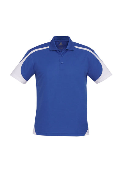 P401MS - Biz Collection - Mens Talon Short Sleeve Polo | Royal/White